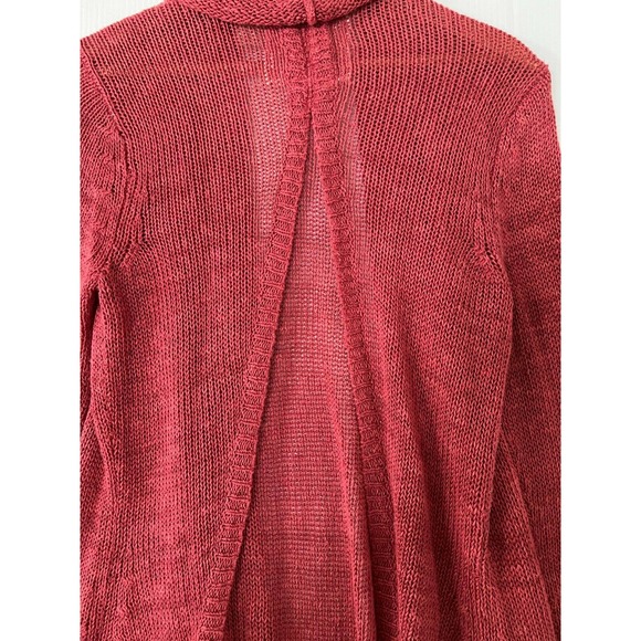 ANGEL OF THE NORTH Rust Open Front Cardigan Sweater Long Sleeve Women's Size XS - Picture 4 of 6